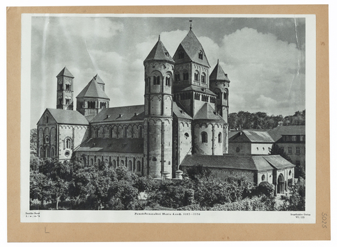 Vorschaubild Maria Laach: Abteikirche, Aussenansicht, Blatt aus Deutsche Kunst, Angelsachsen-Verlag